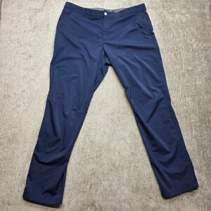 Nike Golf Modern Fit Dri-Fit Mens Navy Blue Golf Pants Size 38x32